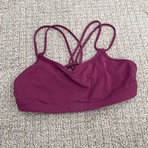 Lululemon Burgundy Make a Move Sports Bra Size 8